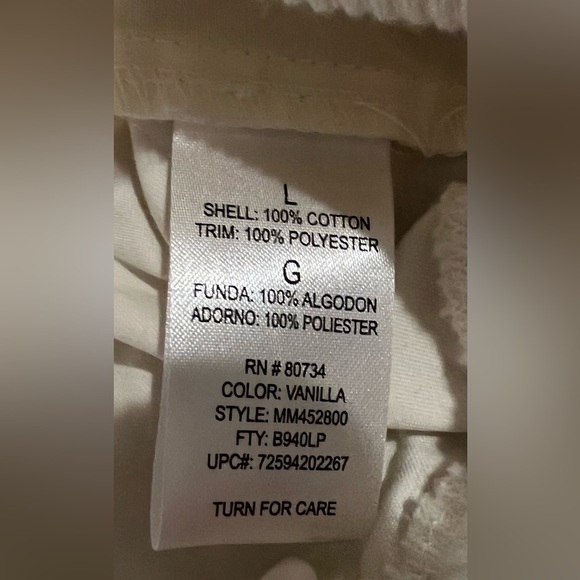 Miley Cyrus Max Azria cream jacket size L. Juniors sizing. - Picture 5 of 6
